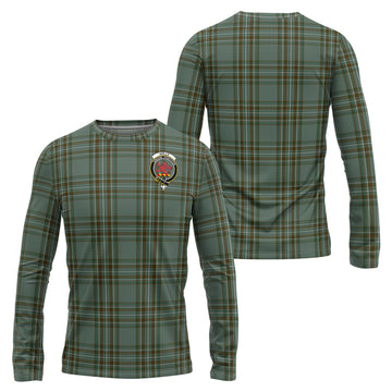 Kelly Dress Tartan Long Sleeve T-Shirt with Family Crest