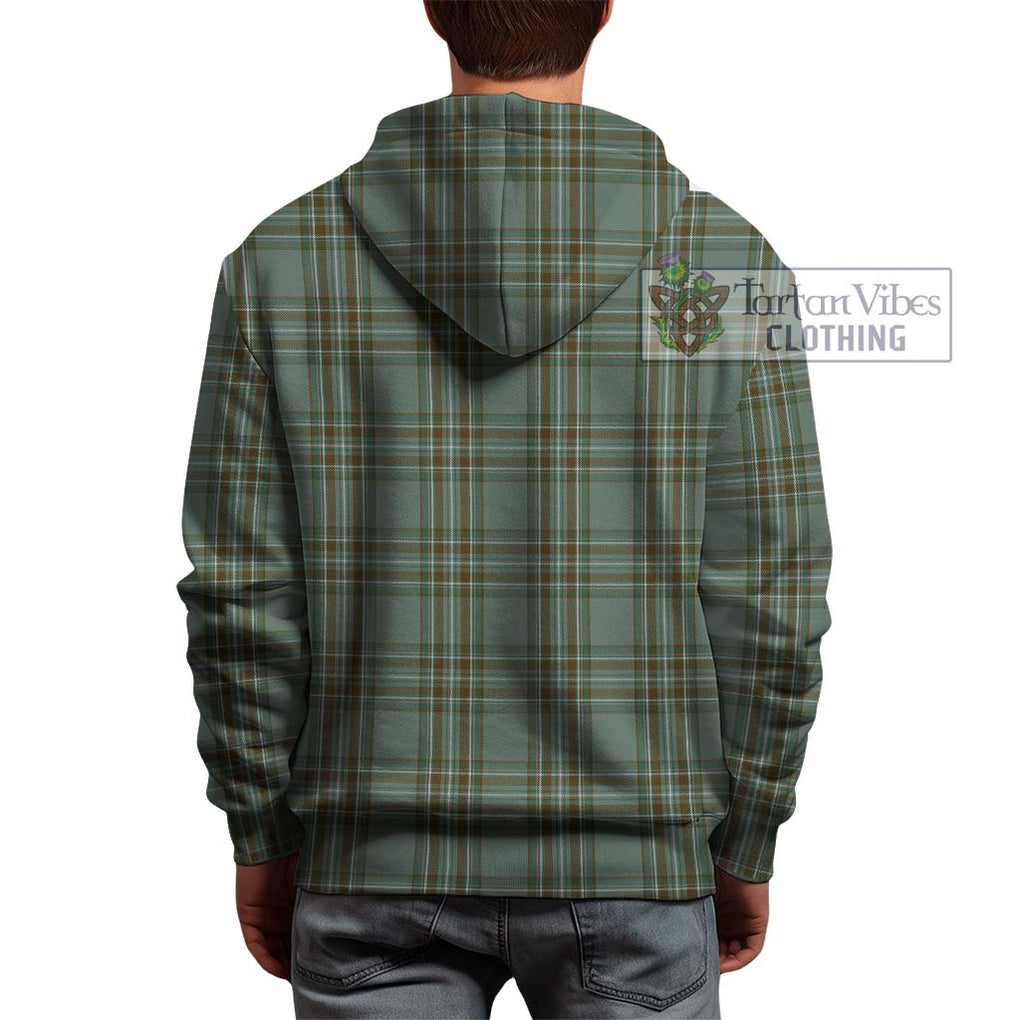 Kelly Tartan Hoodie with Family Crest DNA In Me Style - Tartanvibesclothing Shop