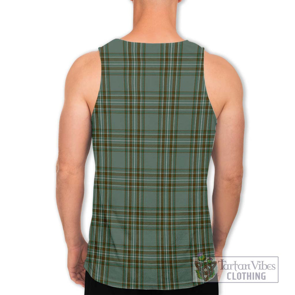 Kelly Tartan Men's Tank Top with Family Crest DNA In Me Style - Tartanvibesclothing Shop