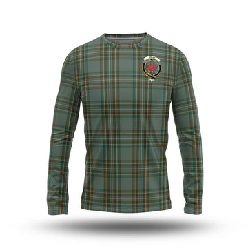 Kelly Tartan Long Sleeve T-Shirt with Family Crest