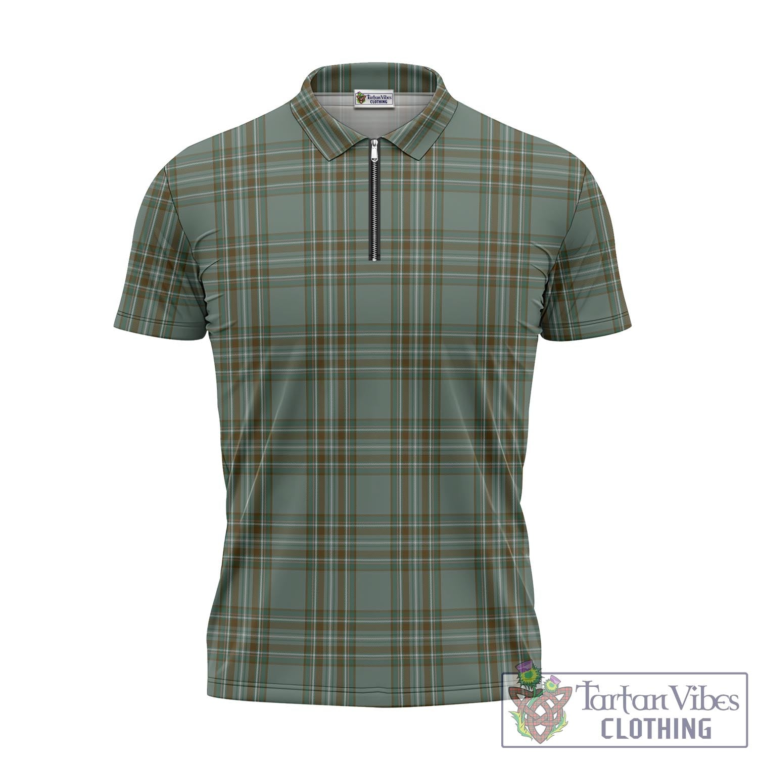 Tartan Vibes Clothing Kelly Dress Tartan Zipper Polo Shirt