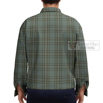 Kelly Tartan Unisex Lapel Cotton Jacket