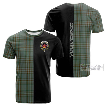 Kelly Tartan Cotton T-shirt with Family Crest and Half Of Me Style