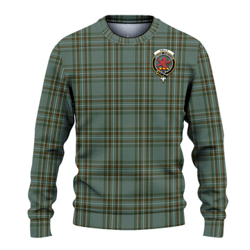 Kelly Tartan Ugly Sweater with Family Crest