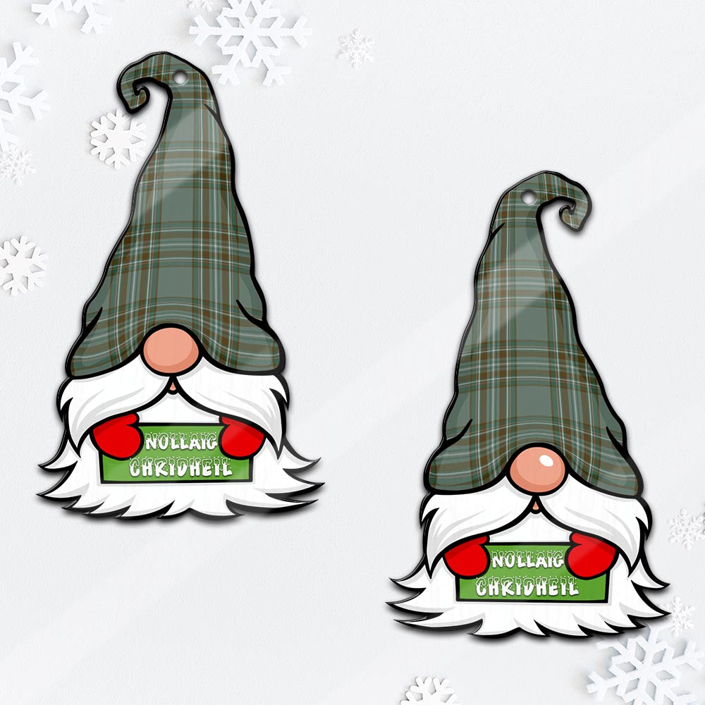 Kelly Gnome Christmas Ornament with His Tartan Christmas Hat - Tartan Vibes Clothing