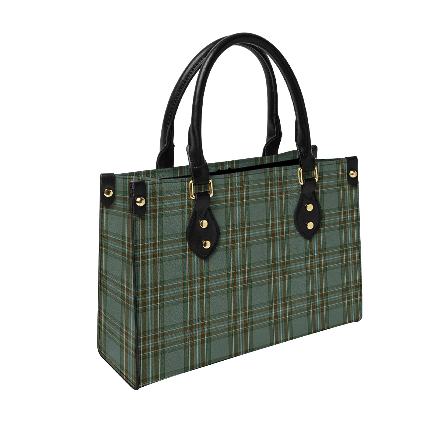 kelly-dress-tartan-leather-bag