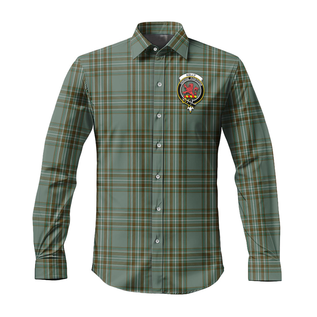 kelly-dress-tartan-long-sleeve-button-up-shirt-with-family-crest