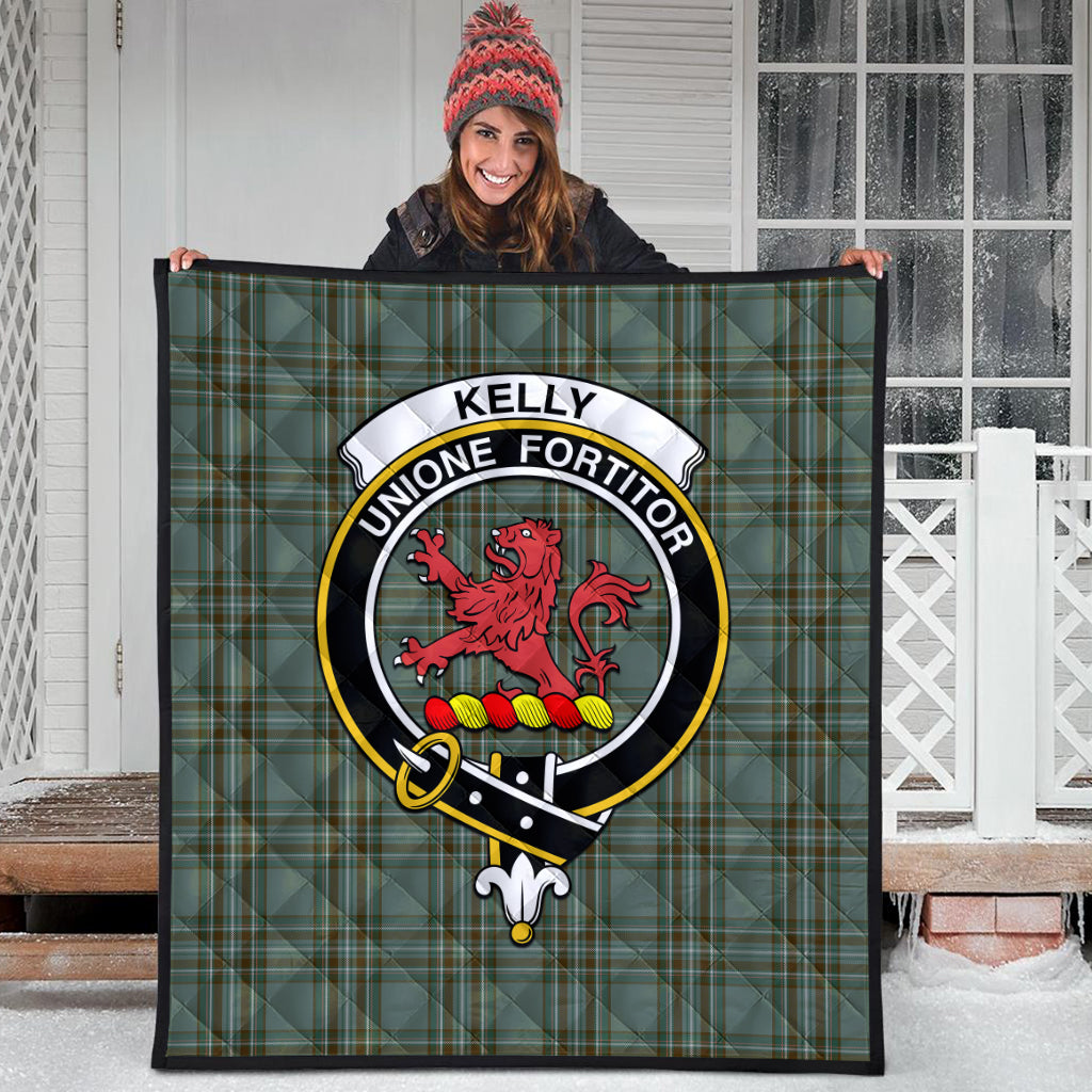 kelly-dress-tartan-quilt-with-family-crest