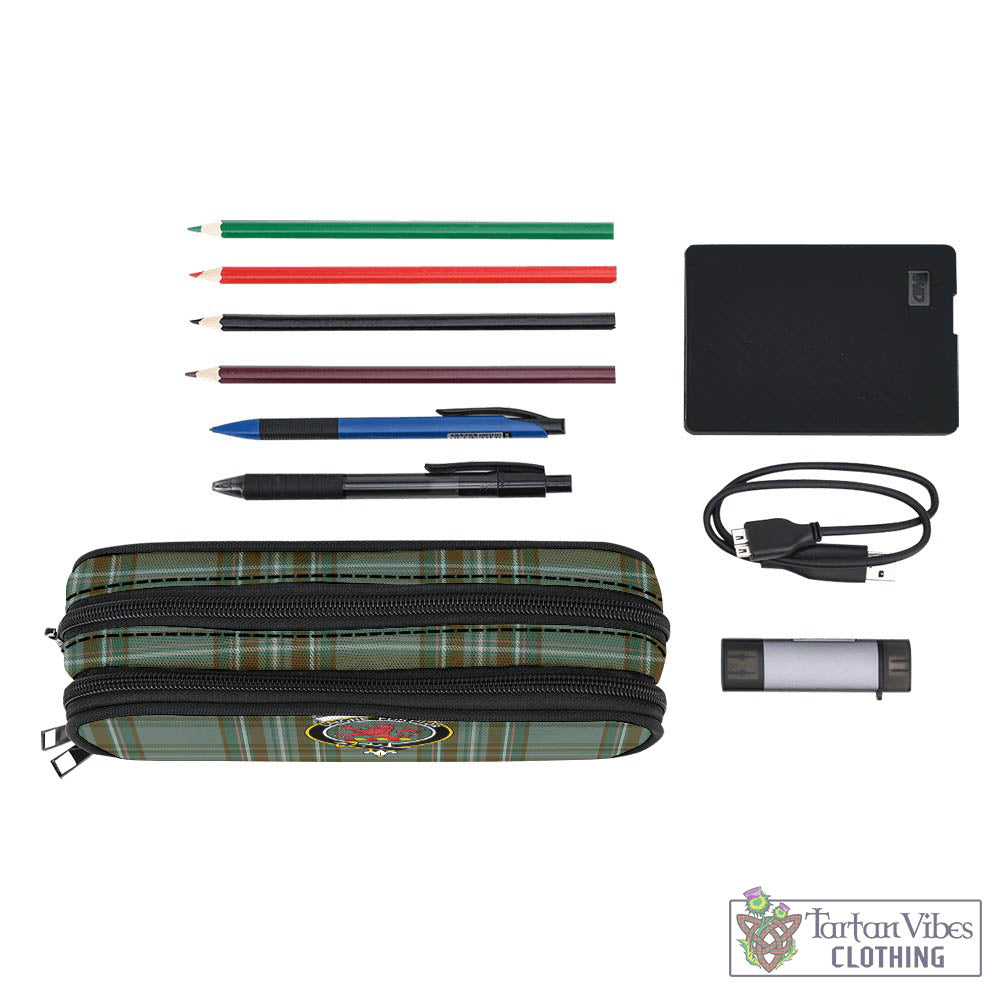 Tartan Vibes Clothing Kelly Dress Tartan Pen and Pencil Case with Family Crest