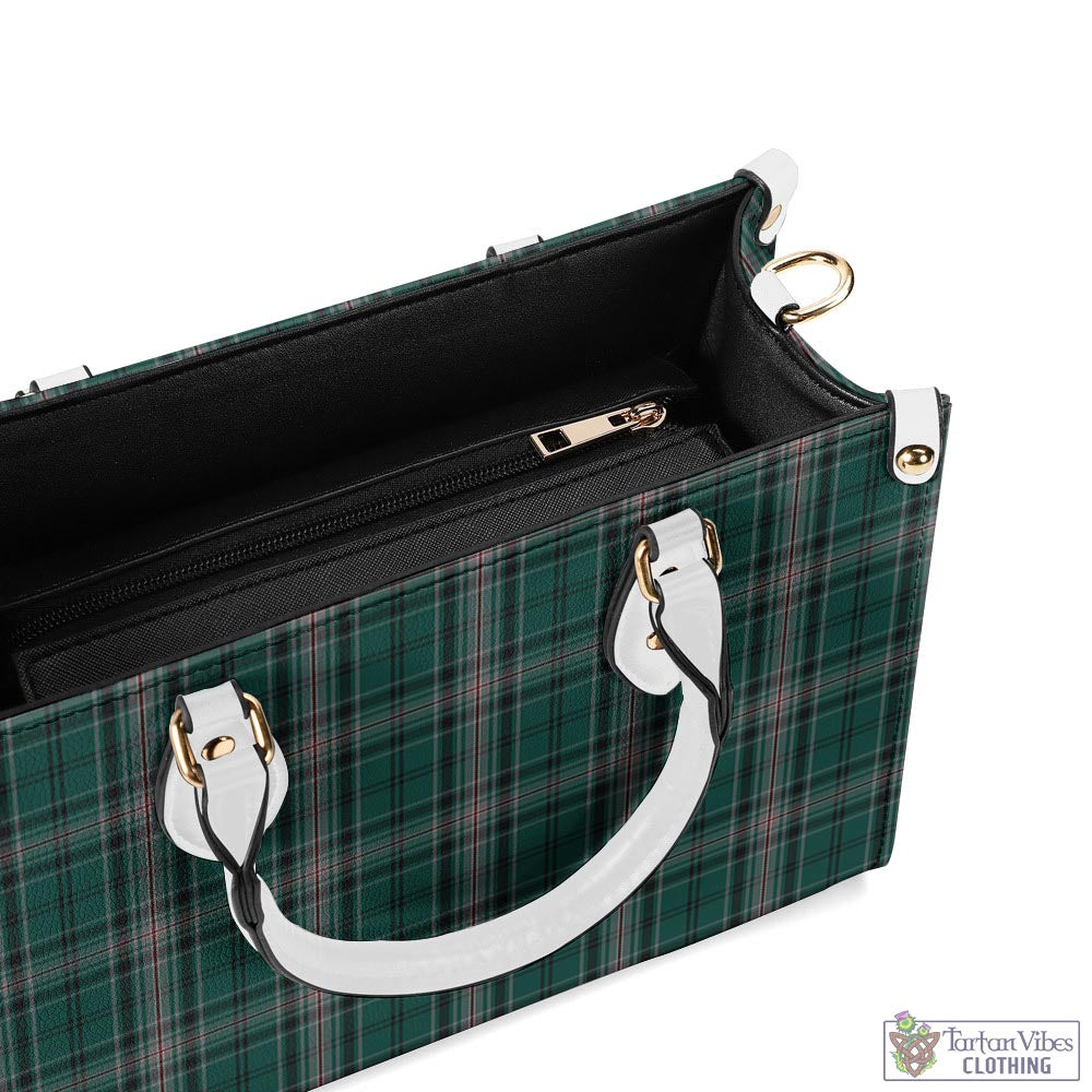 Tartan Vibes Clothing Kelly of Sleat Hunting Tartan Luxury Leather Handbags