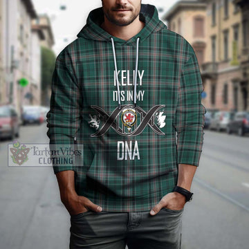 Kelly of Sleat Hunting Tartan Hoodie with Family Crest DNA In Me Style