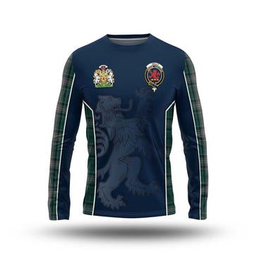 Kelly of Sleat Hunting Tartan Long Sleeve T-Shirt with Family Crest and Lion Rampant Vibes Sport Style