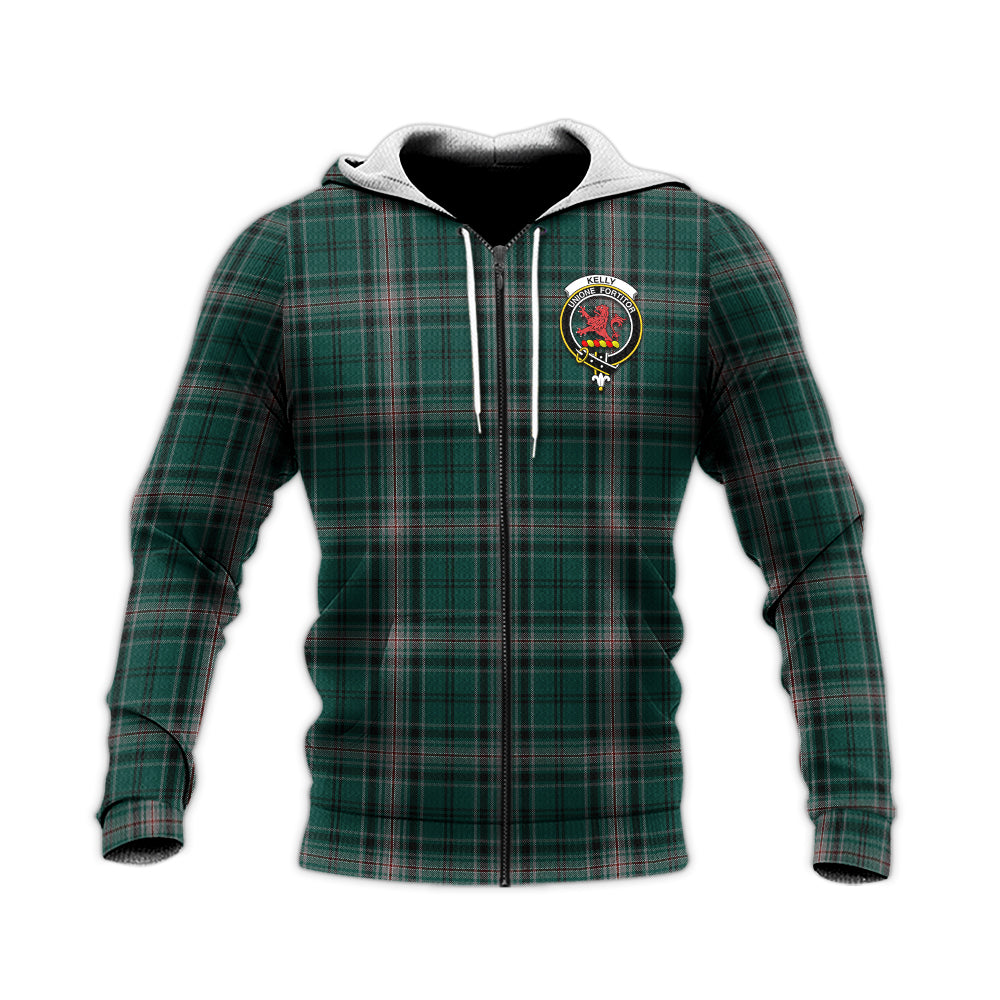 kelly-of-sleat-hunting-tartan-knitted-hoodie-with-family-crest