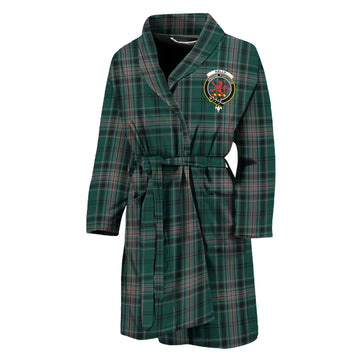 Kelly of Sleat Hunting Tartan Bathrobe with Family Crest