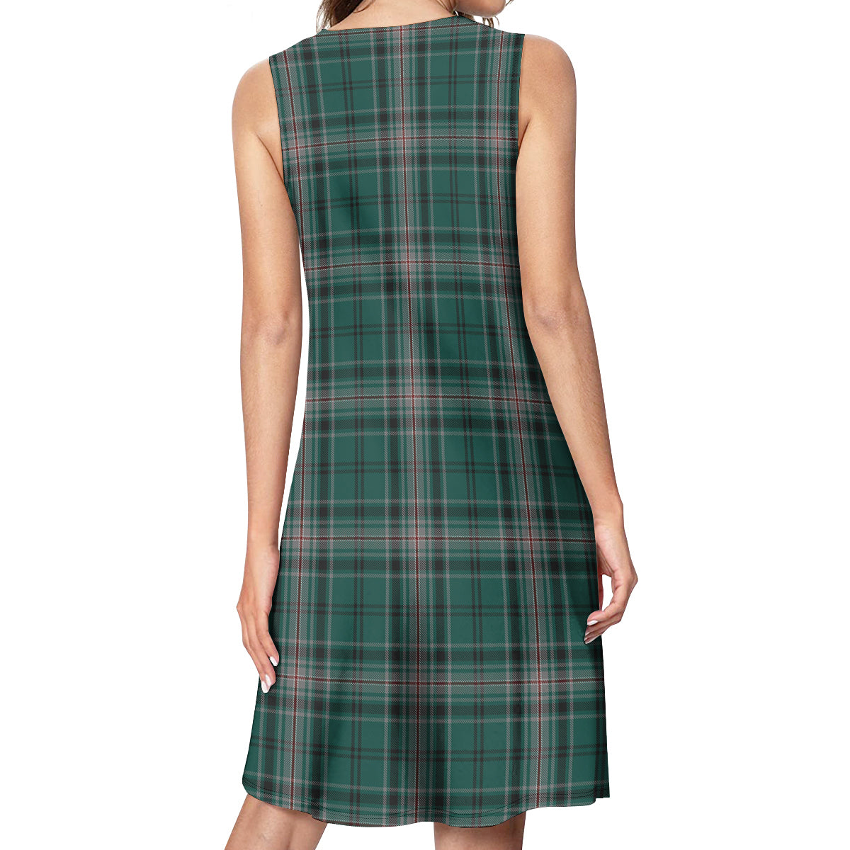 Kelly of Sleat Hunting Tartan Womens Casual Dresses - Tartanvibesclothing