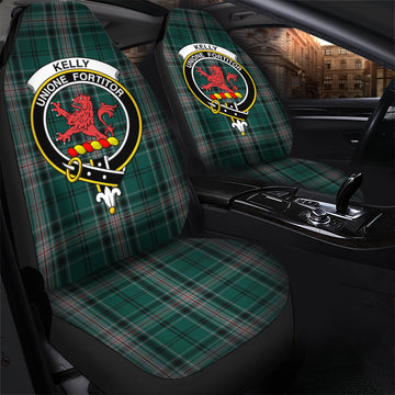 Kelly of Sleat Hunting Tartan Car Seat Cover with Family Crest