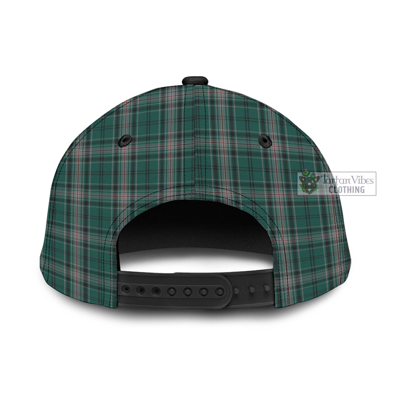 Tartan Vibes Clothing Kelly of Sleat Hunting Tartan Classic Cap with Family Crest In Me Style