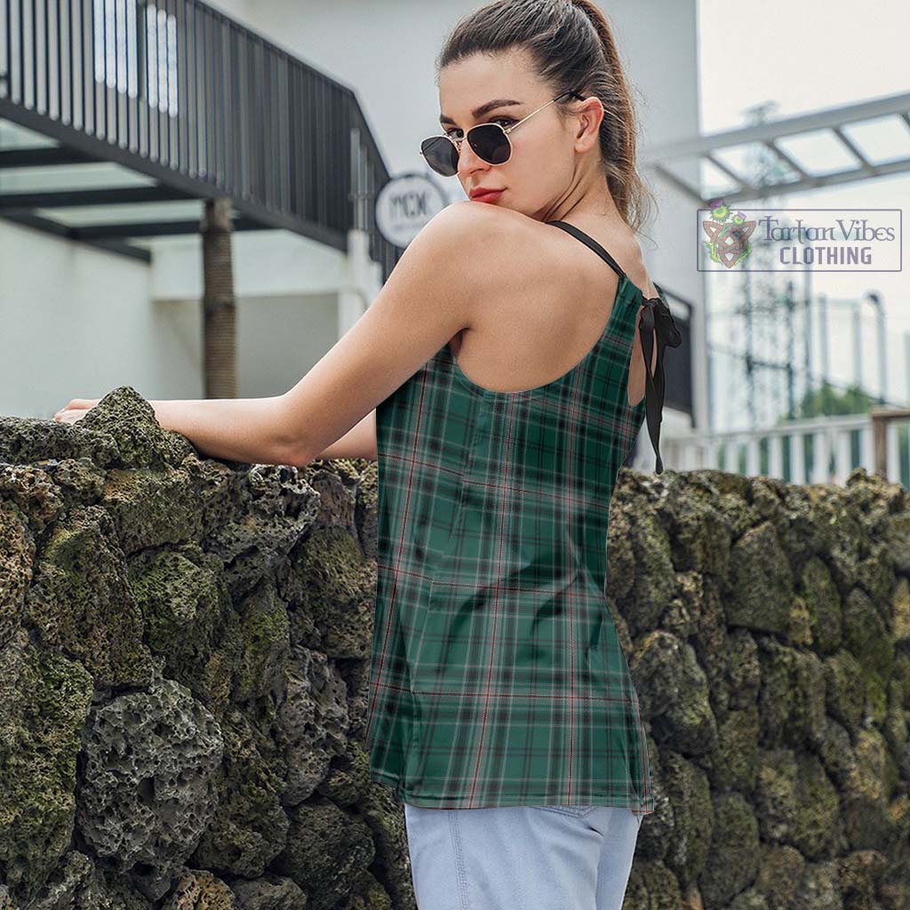 Tartan Vibes Clothing Kelly of Sleat Hunting Tartan Loose Halter Neck Camisole