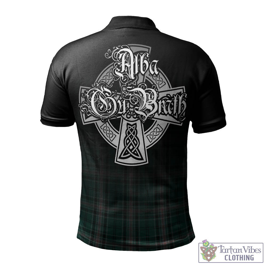 Tartan Vibes Clothing Kelly of Sleat Hunting Tartan Polo Shirt Featuring Alba Gu Brath Family Crest Celtic Inspired