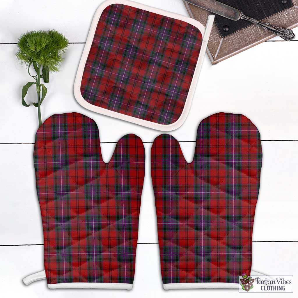 Tartan Vibes Clothing Kelly of Sleat Red Tartan Combo Oven Mitt & Pot-Holder