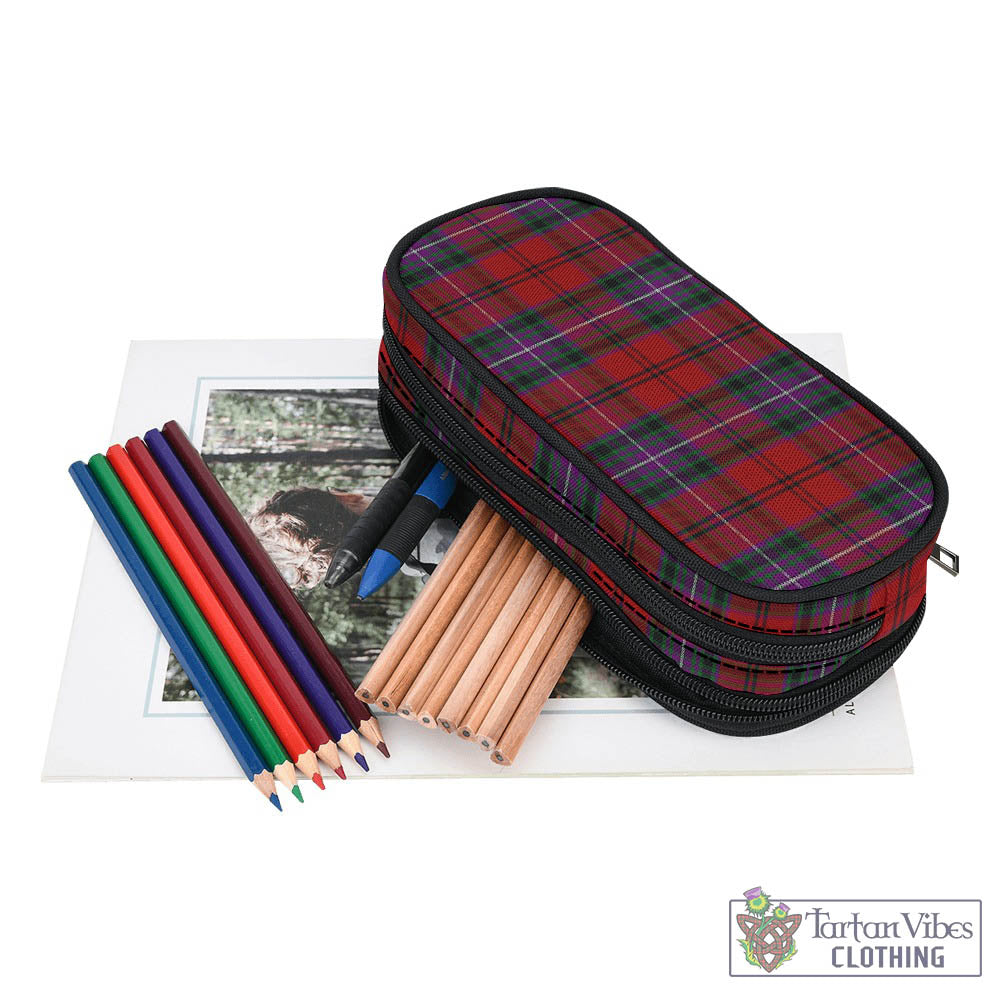 Tartan Vibes Clothing Kelly of Sleat Red Tartan Pen and Pencil Case