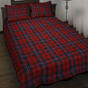 Kelly of Sleat Red Tartan Quilt Bed Set