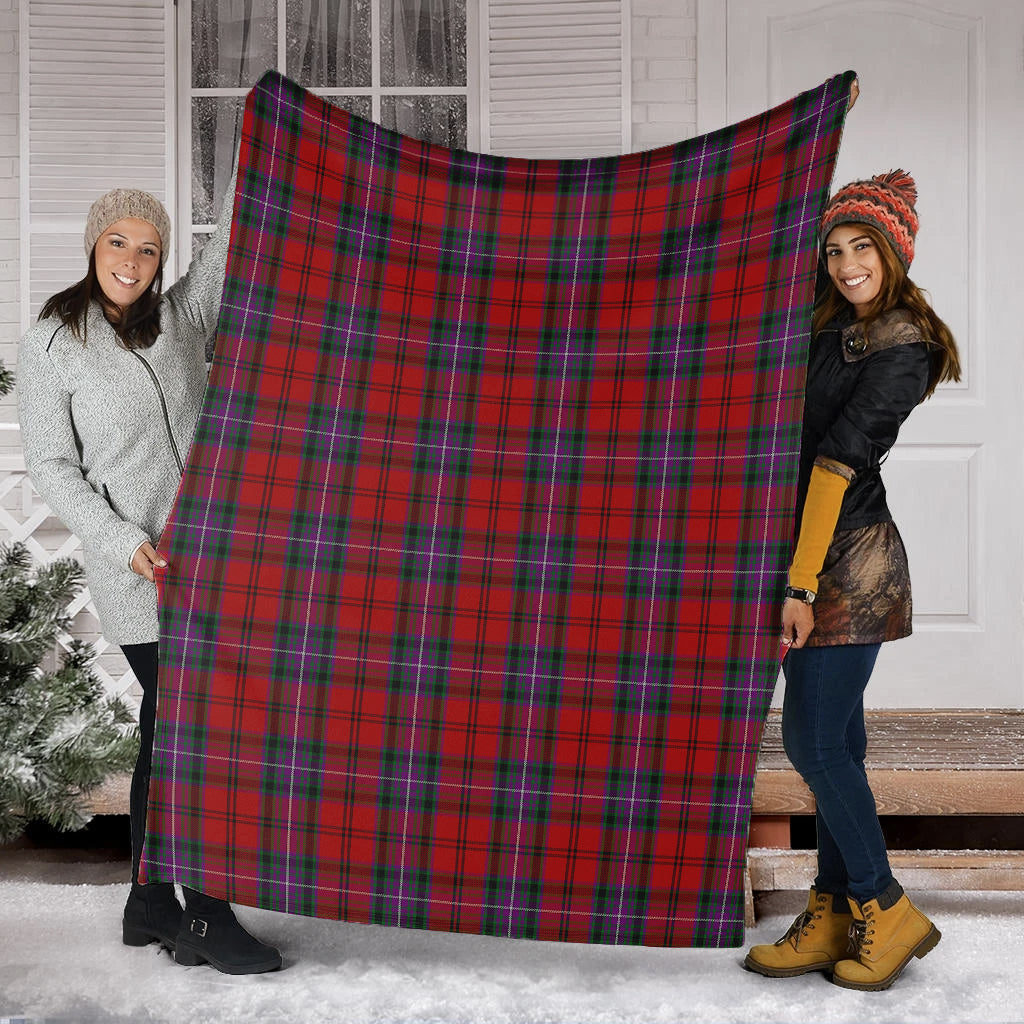 Kelly of Sleat Red Tartan Blanket - Tartan Vibes Clothing