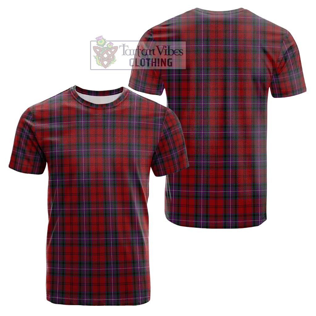 Tartan Vibes Clothing Kelly of Sleat Red Tartan Cotton T-Shirt