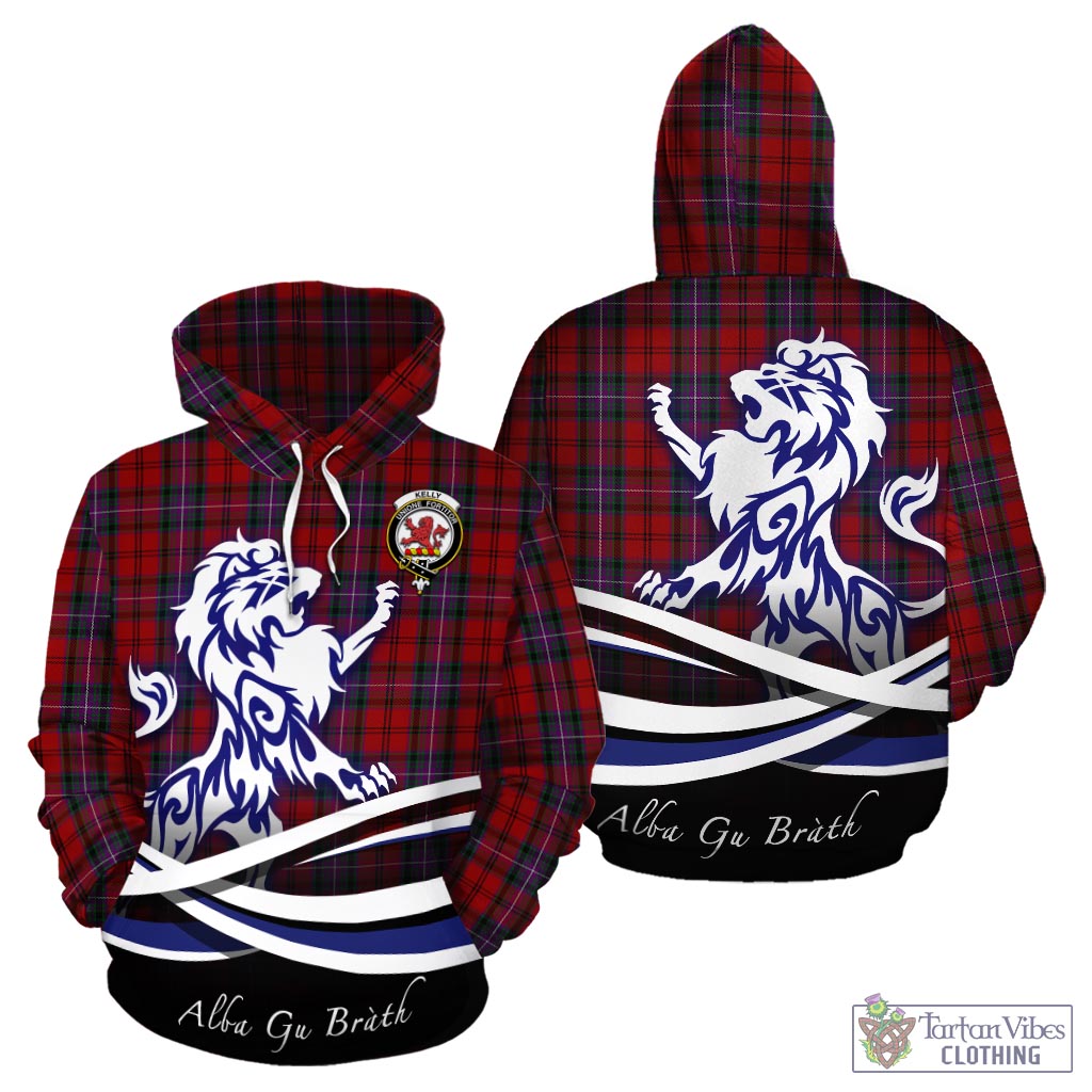 kelly-of-sleat-red-tartan-hoodie-with-alba-gu-brath-regal-lion-emblem