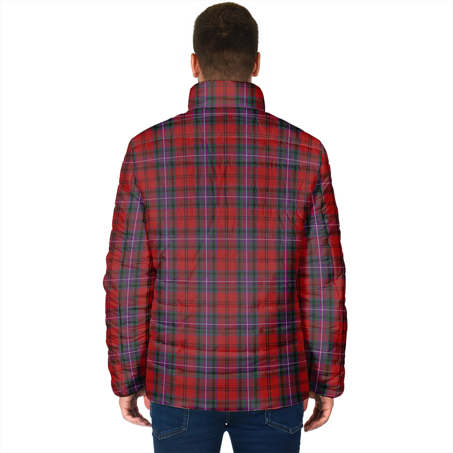 Kelly of Sleat Red Tartan Padded Jacket - Tartan Vibes Clothing