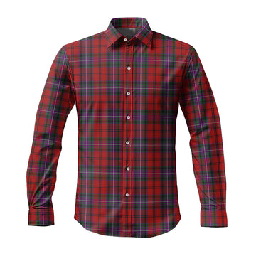 Kelly of Sleat Red Tartan Long Sleeve Button Up Shirt