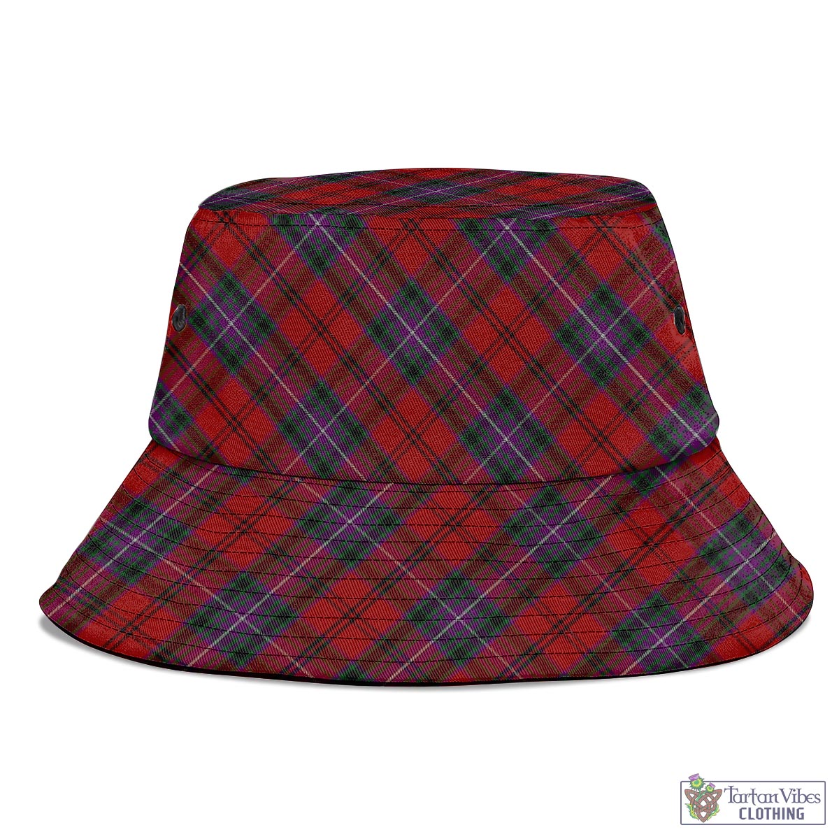 Tartan Vibes Clothing Kelly of Sleat Red Tartan Bucket Hat