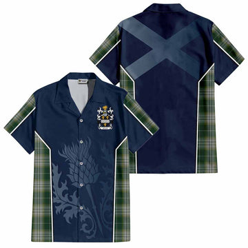 Kelso Tartan Hawaiian Shirt with Coat of Arms Thistle Vibes Sport Style Kid - Tartan Vibes Clothing