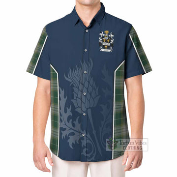 Kelso Tartan Hawaiian Shirt with Coat of Arms Thistle Vibes Sport Style - Tartan Vibes Clothing