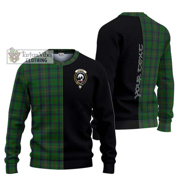 Kennedy Tartan Ugly Sweater with Family Crest and Half Of Me Style