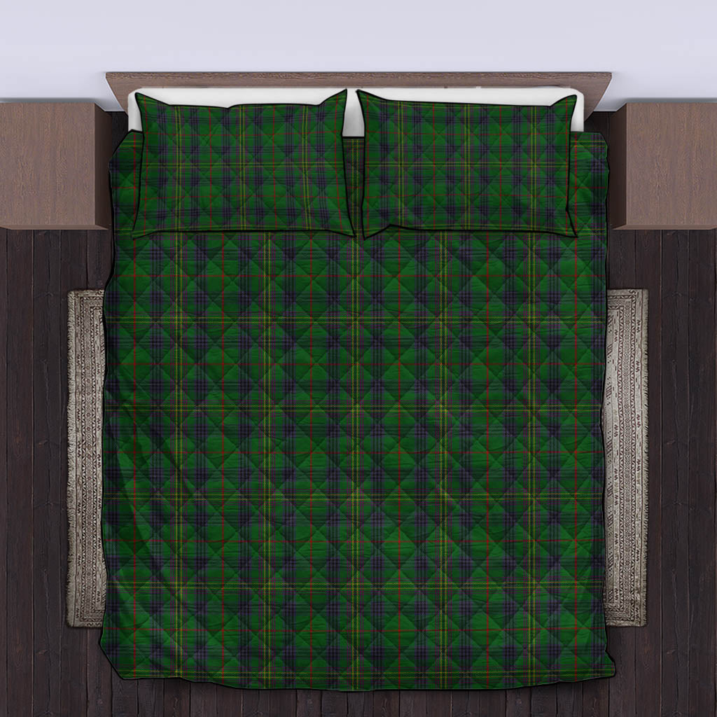 Kennedy Tartan Quilt Bed Set King - Tartan Vibes Clothing