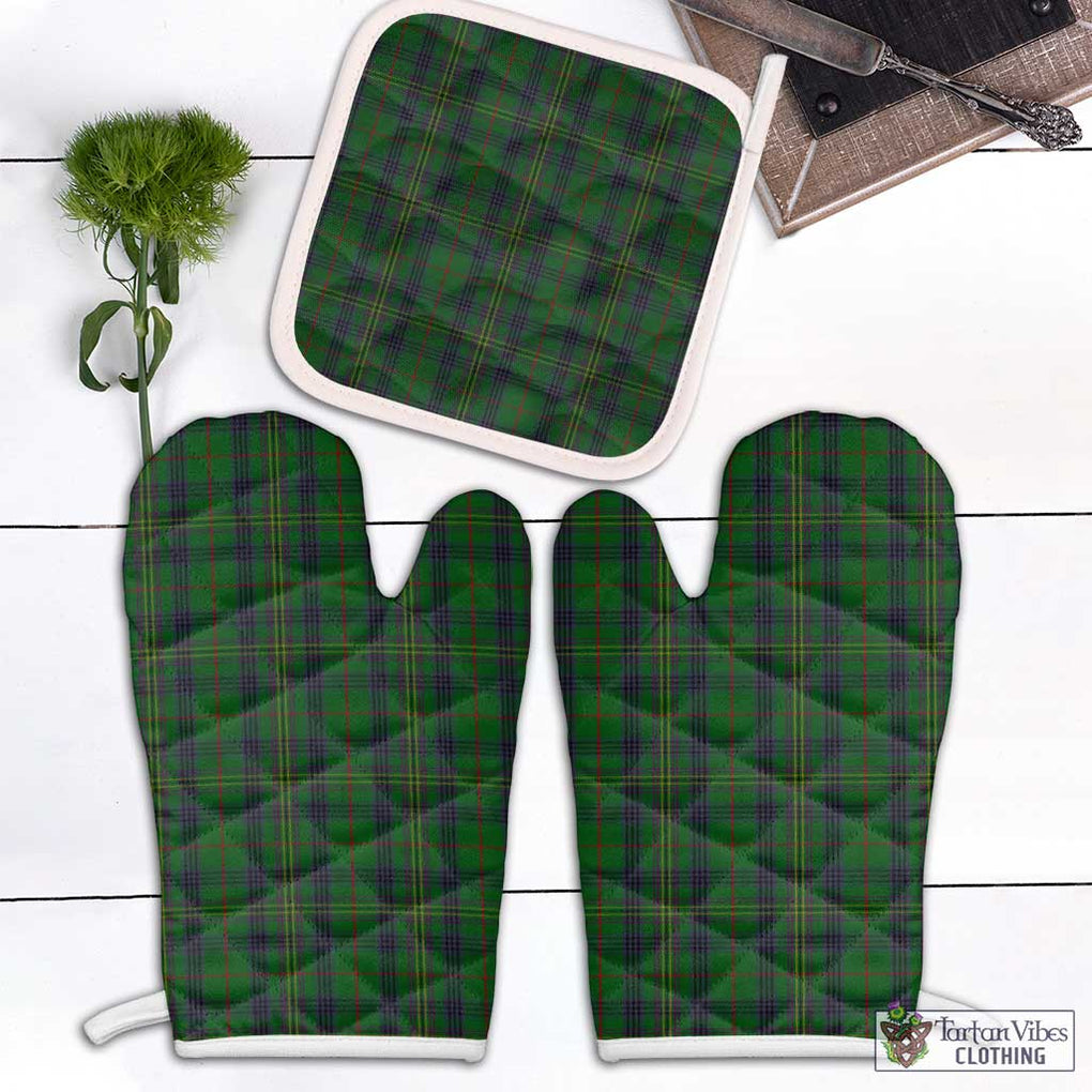 Kennedy Tartan Combo Oven Mitt & Pot-Holder White - Tartan Vibes Clothing