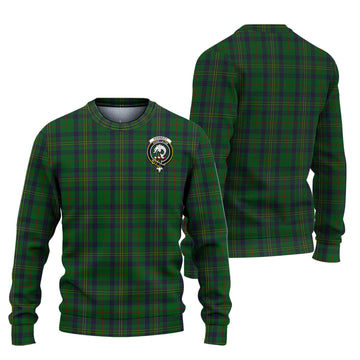 Kennedy Tartan Ugly Sweater with Family Crest