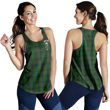 Kennedy Tartan Women Racerback Tanks with Family Crest