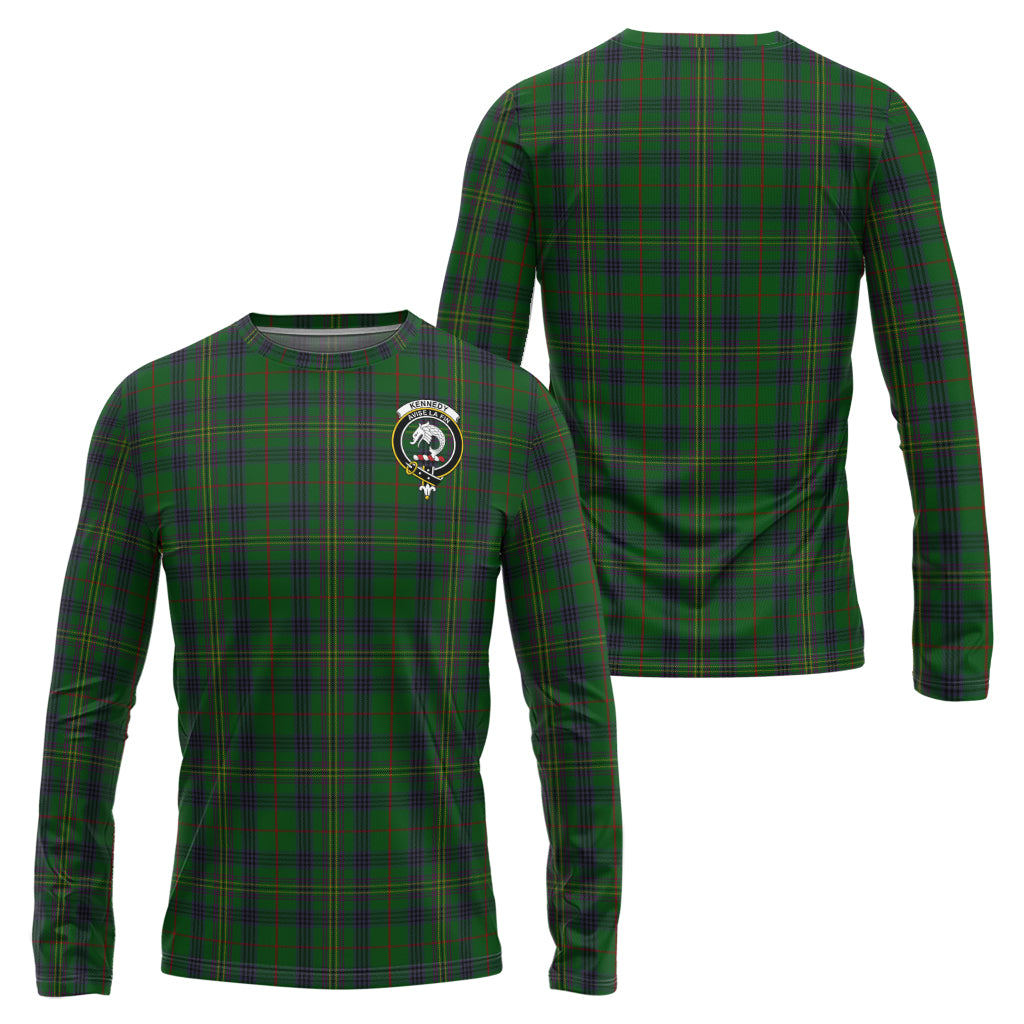 kennedy-tartan-long-sleeve-t-shirt-with-family-crest