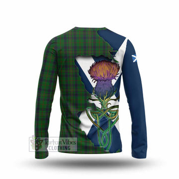 Kennedy Tartan Family Crest Long Sleeve T-Shirt Scottish Thistle Celtic Inspired - Tartan Vibes Clothing