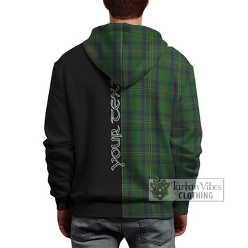 Kennedy Tartan Hoodie with Family Crest and Half Of Me Style