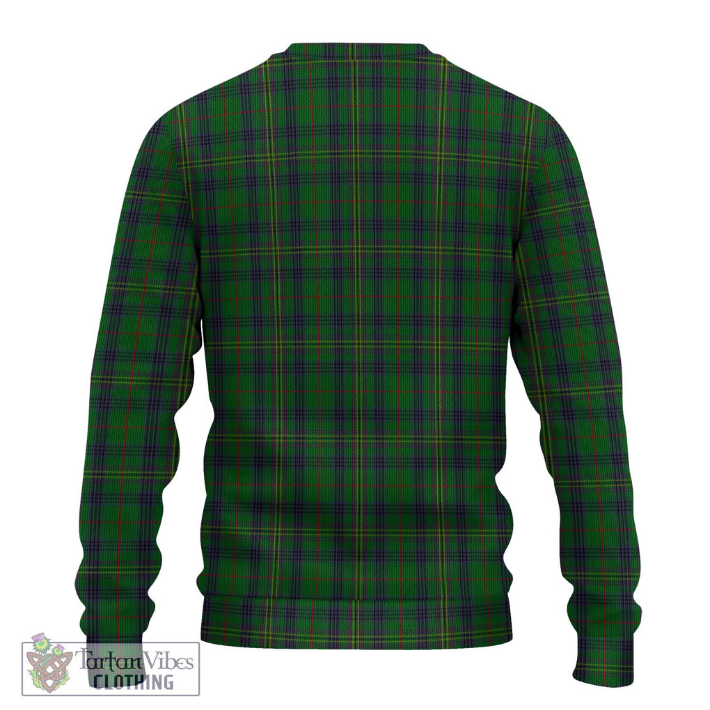 Kennedy Tartan Knitted Sweater with Family Crest DNA In Me Style - Tartanvibesclothing Shop