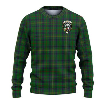 Kennedy Tartan Ugly Sweater with Family Crest