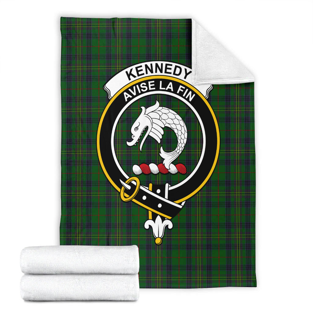 kennedy-tartab-blanket-with-family-crest