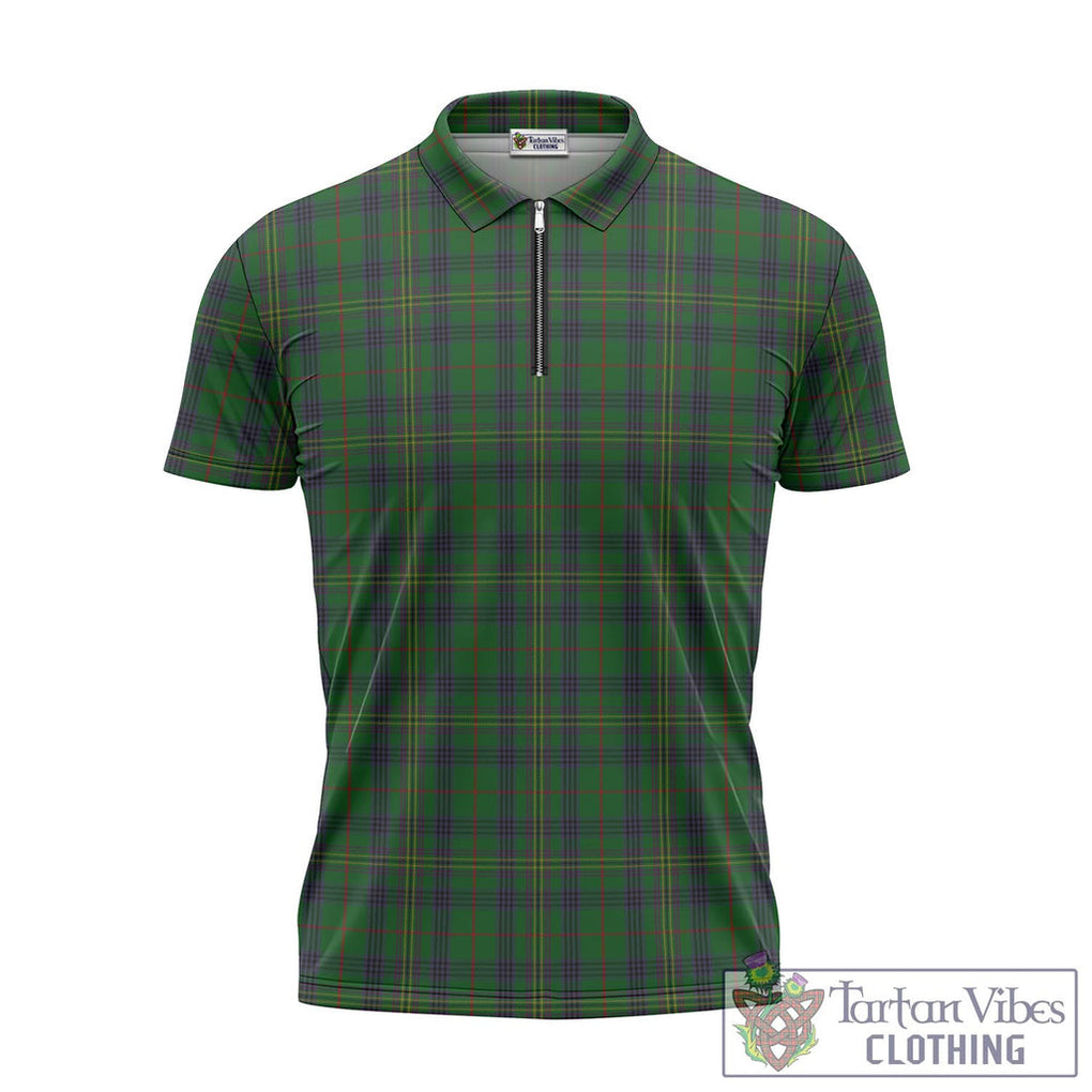 Tartan Vibes Clothing Kennedy Tartan Zipper Polo Shirt