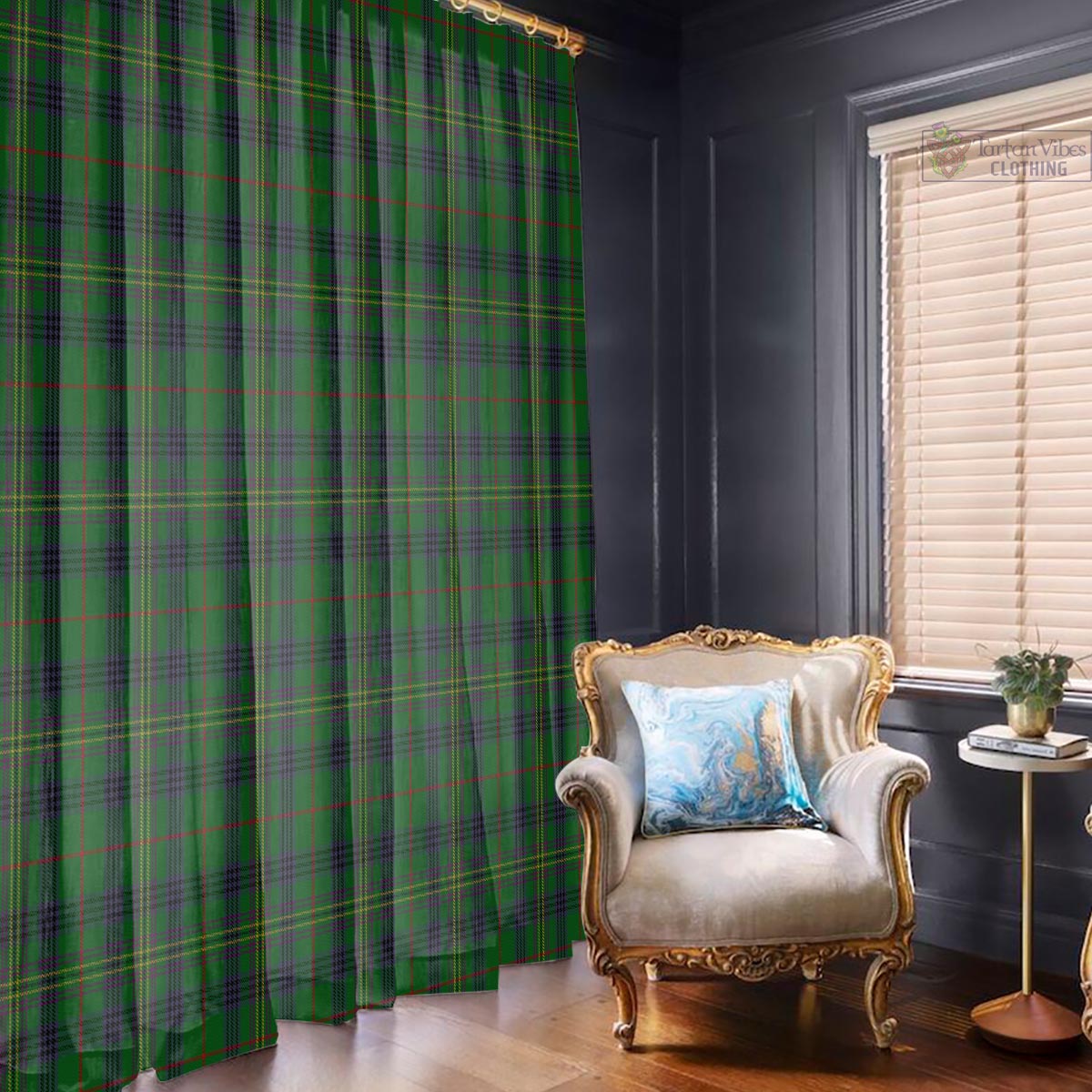 Kennedy Tartan Window Curtain