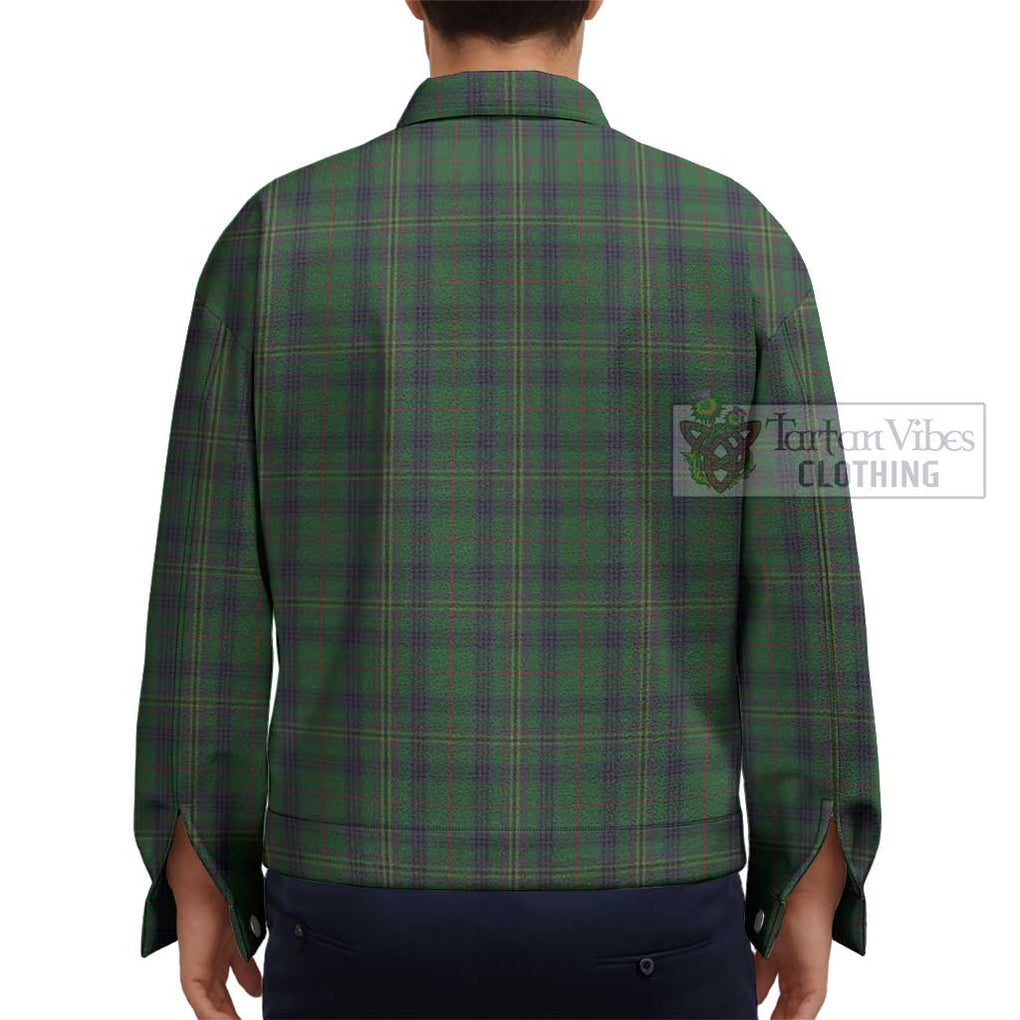 Kennedy Tartan Unisex Lapel Cotton Jacket - Tartan Vibes Clothing