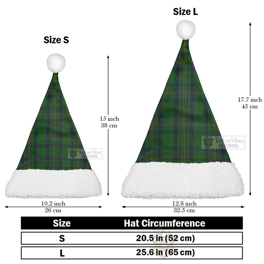 Tartan Vibes Clothing Kennedy Tartan Christmas Santa Hats