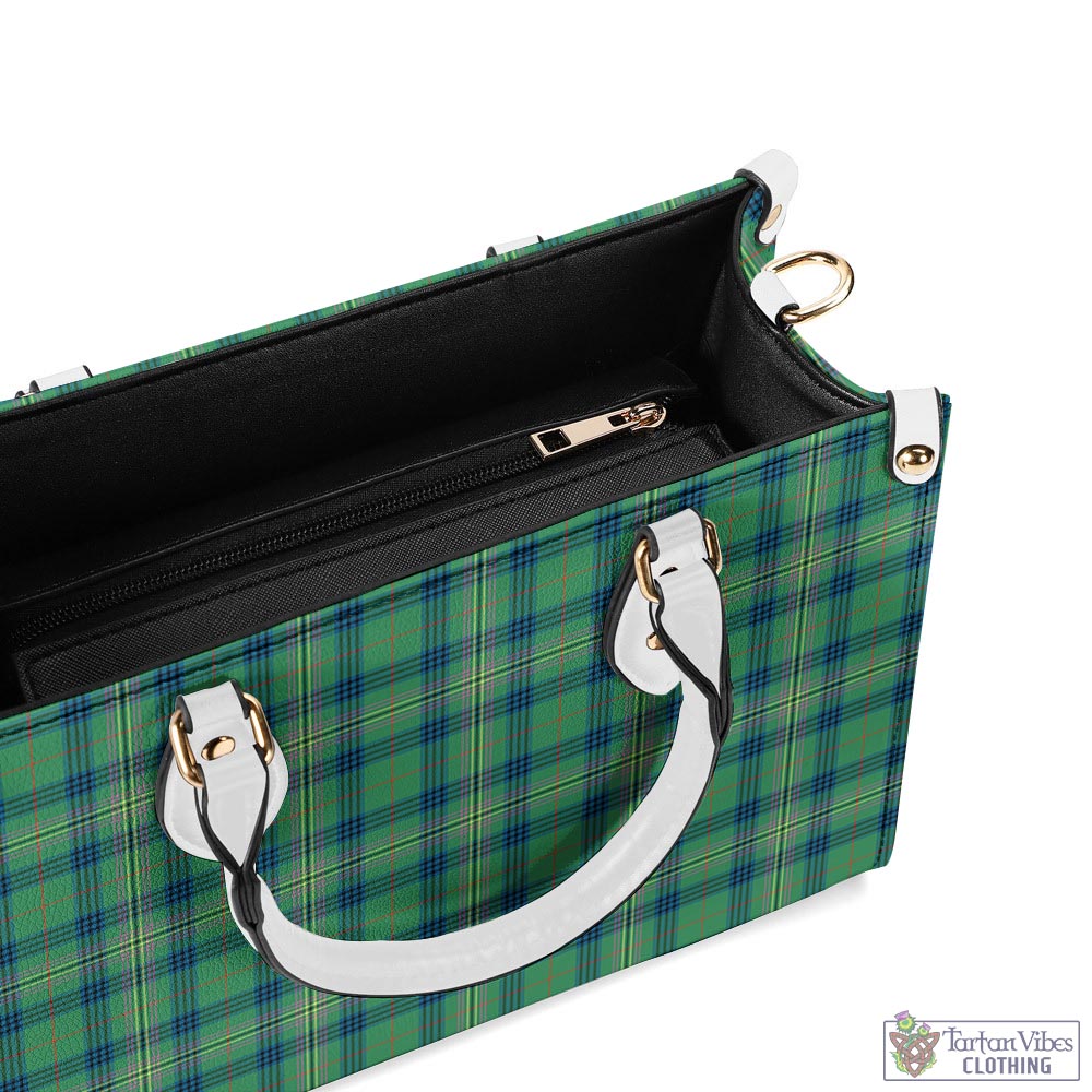 Tartan Vibes Clothing Kennedy Ancient Tartan Luxury Leather Handbags